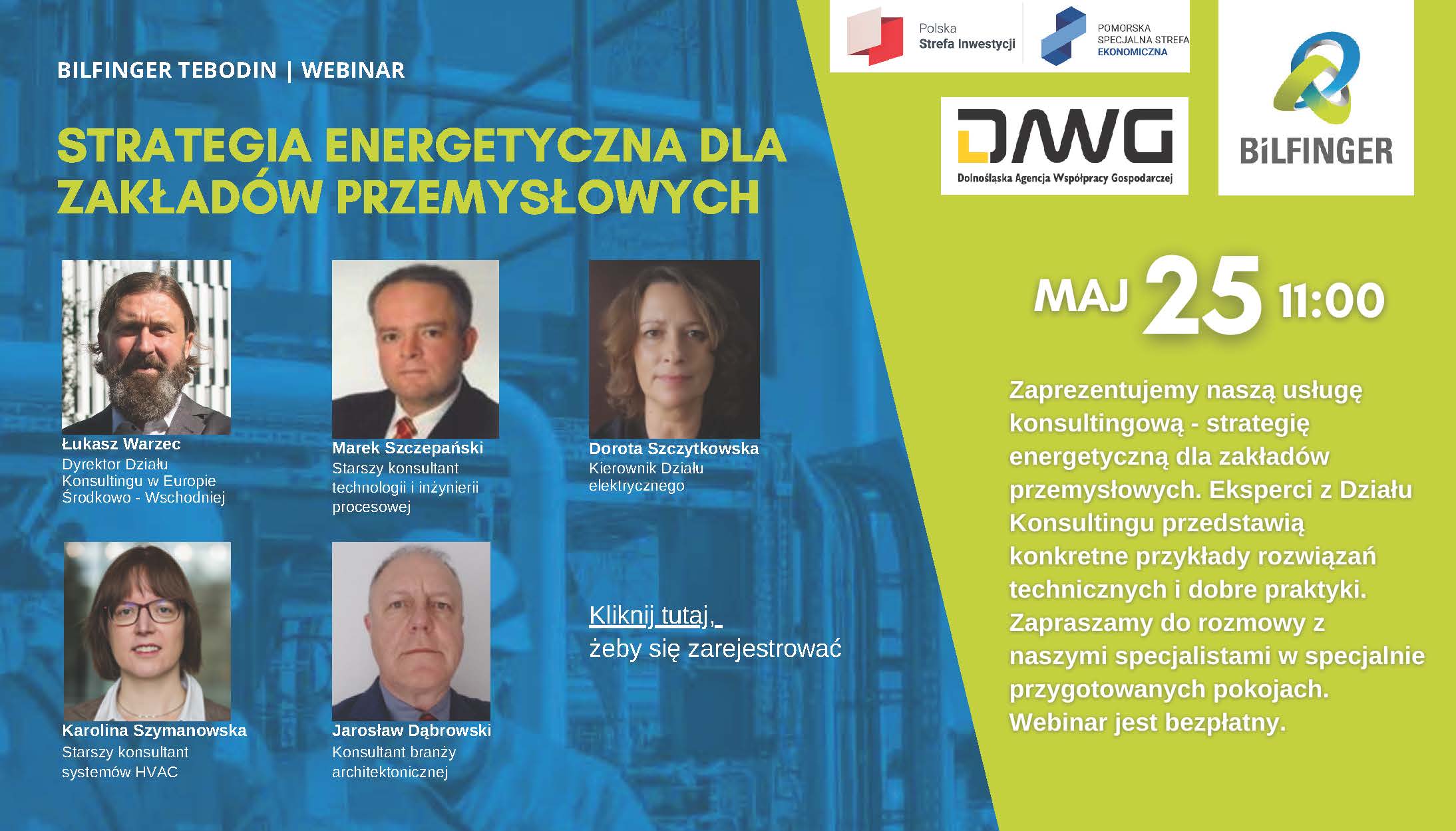 Webinar „Strategia energetyczna dla zakładów przemysłowych”